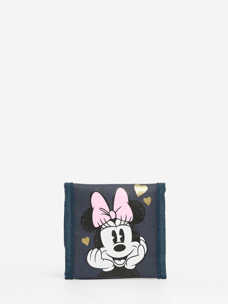 Portefeuille Mickey and minnie mouse Blauw glitter love 2354 ander zicht 2
