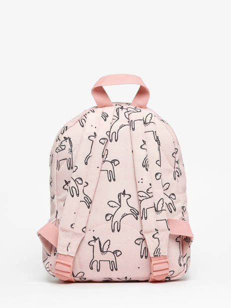 Mini Rugzak Kidzroom Roze paris beasties 2042171 ander zicht 4