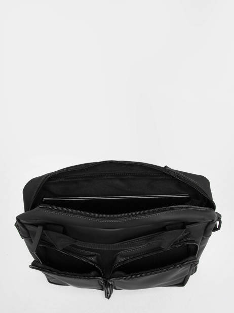 Laptoptas Rains Zwart travel 14250 ander zicht 3