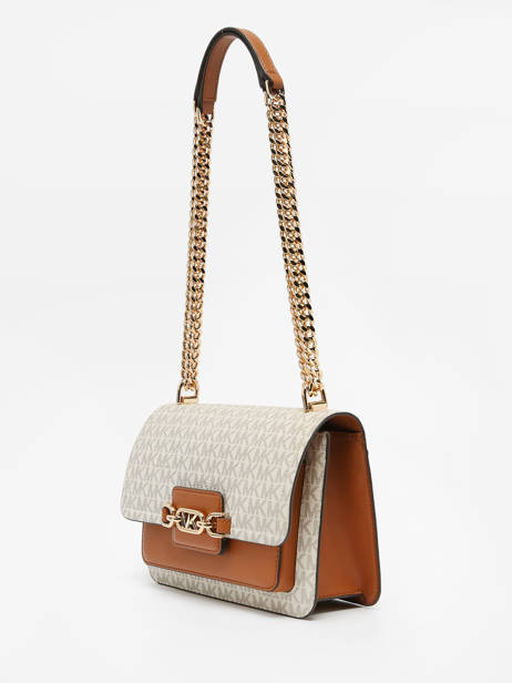 Cross Body Tas Heather Leder Michael kors Beige heather S2G7HL3B ander zicht 2