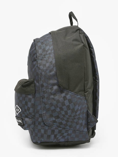 Rugzak 2 Compartimenten Rip curl Blauw checkers CH134MBA ander zicht 2