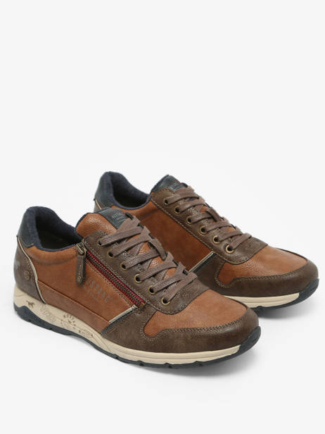 Sneakers Mustang Bruin men 4106306 ander zicht 2