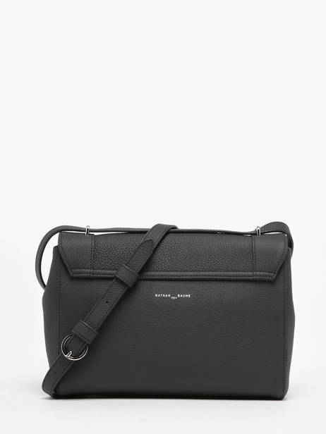 Cross Body Tas Amsterdam Leder Nathan baume Zwart mondrian EN01075 ander zicht 4