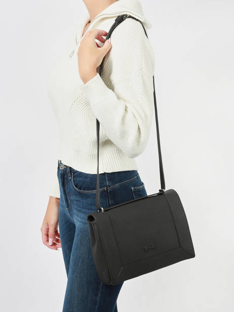 Cross Body Tas Amsterdam Leder Nathan baume Zwart mondrian EN01075 ander zicht 1