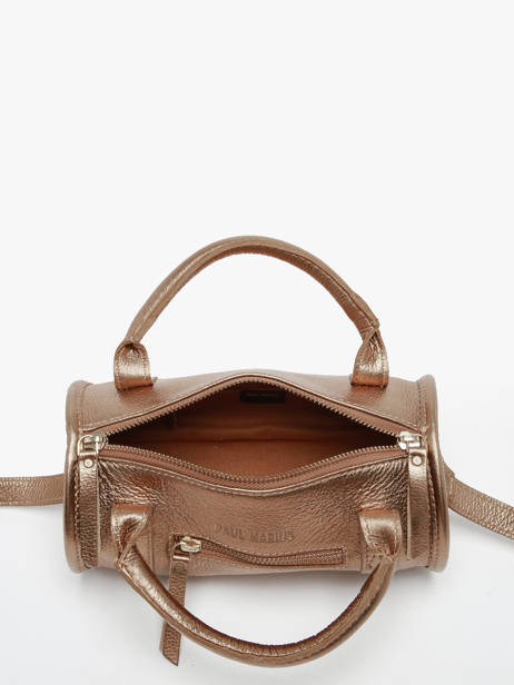 Cross Body Tas Charlie Leder Paul marius Goud vintage CHARLIE ander zicht 3