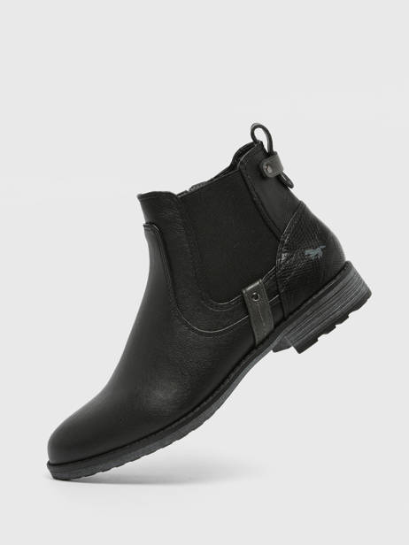 Enkellaarsjes Mustang Zwart women 1265522 ander zicht 1