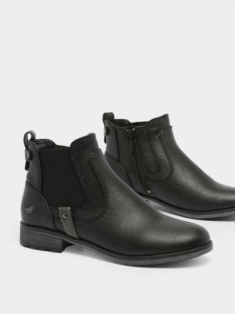 Enkellaarsjes Mustang Zwart women 1265522 ander zicht 4